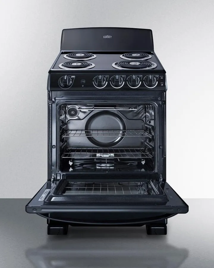 Summit RE2413B 24 Wide Electric Coil Range