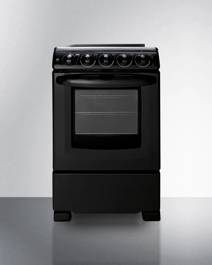 Summit REX2051BRT 20 Wide Electric Smooth-Top Range