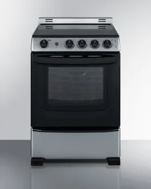Summit REX2451SSRT3 24 Wide Electric Smooth-Top Range