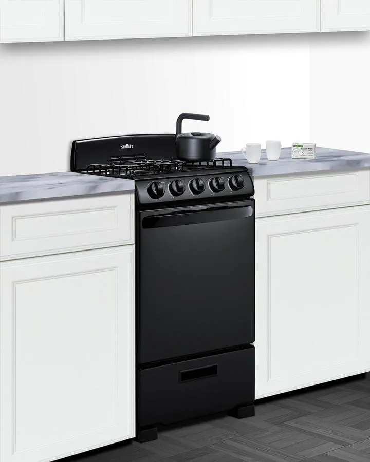 Summit RG201B 20 Wide Gas Range