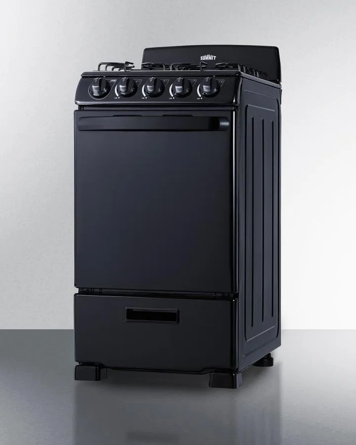 Summit RG201B 20 Wide Gas Range