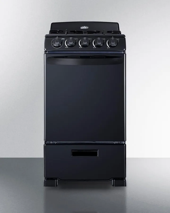 Summit RG201B 20 Wide Gas Range