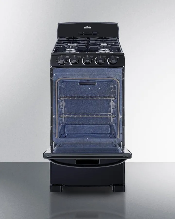 Summit RG201B 20 Wide Gas Range