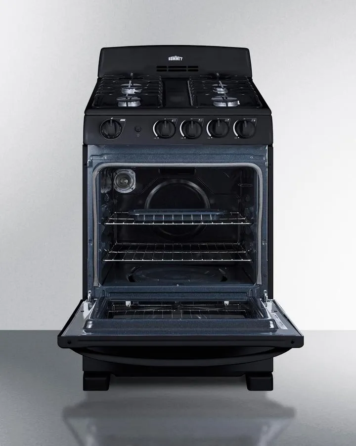 Summit RG2402B 24 Wide Gas Range