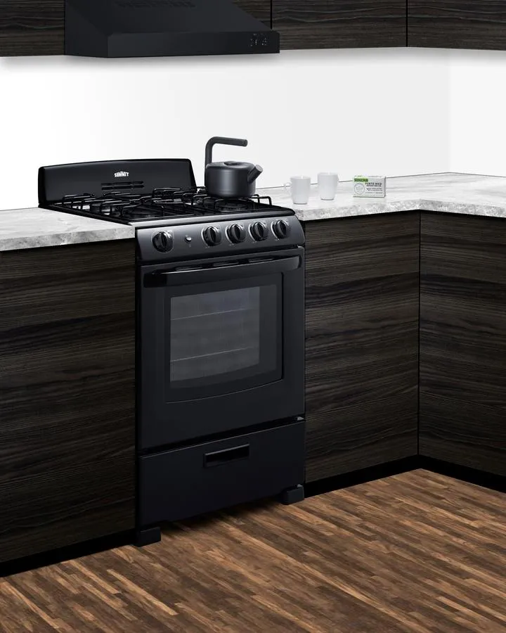 Summit RG2402B 24 Wide Gas Range