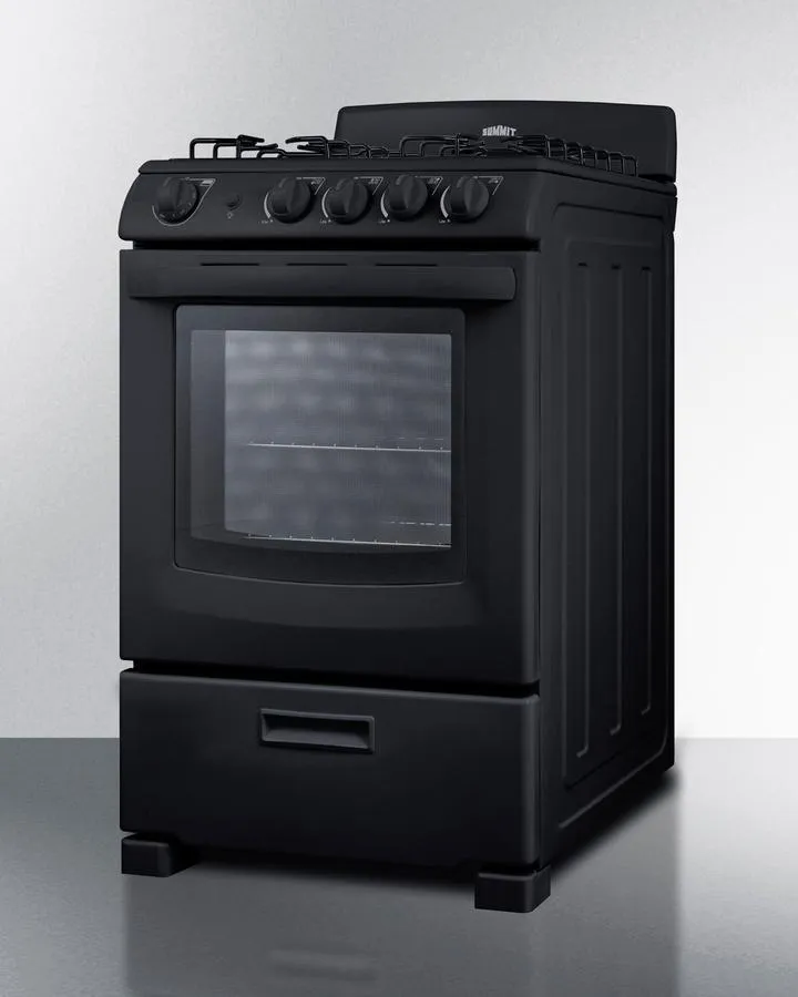 Summit RG2402B 24 Wide Gas Range