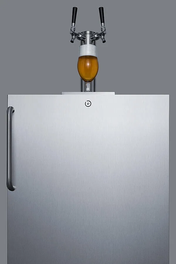 Summit SBC54OSBIADA 24 Wide Outdoor Kegerator. Ada Compliant