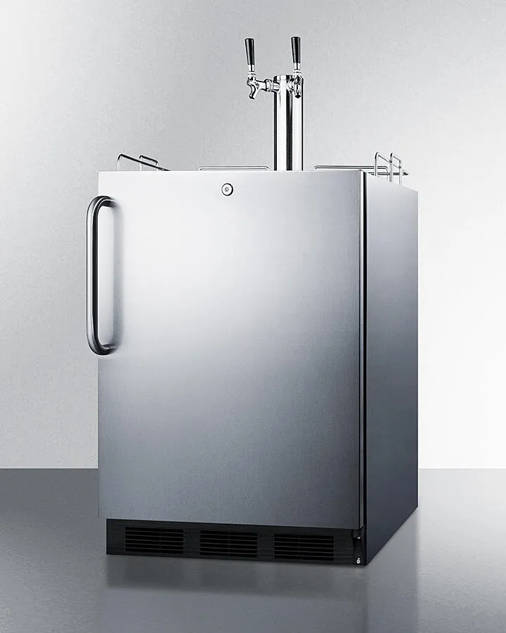 Summit SBC54OSBIADA 24 Wide Outdoor Kegerator. Ada Compliant