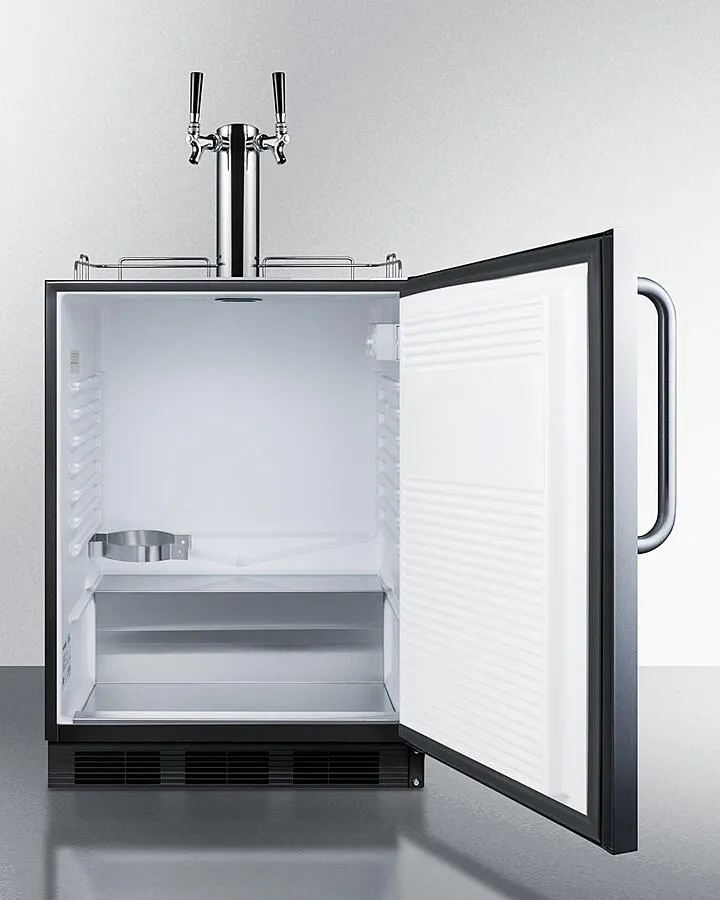 Summit SBC54OSBIADA 24 Wide Outdoor Kegerator. Ada Compliant