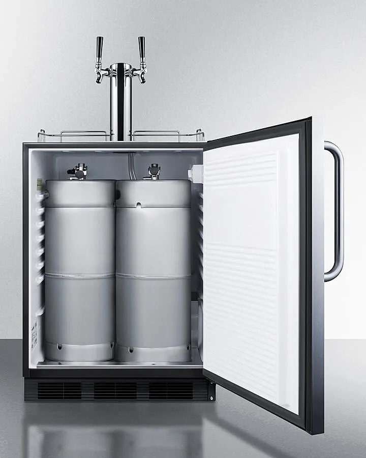 Summit SBC54OSBIADA 24 Wide Outdoor Kegerator. Ada Compliant
