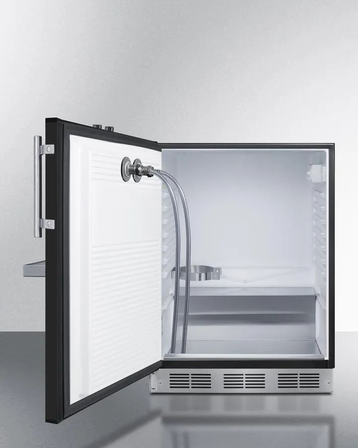 Summit SBC58BFRTPADALHD 24 Wide Front Tap Built-In Beer Kegerator. Ada-Compliant