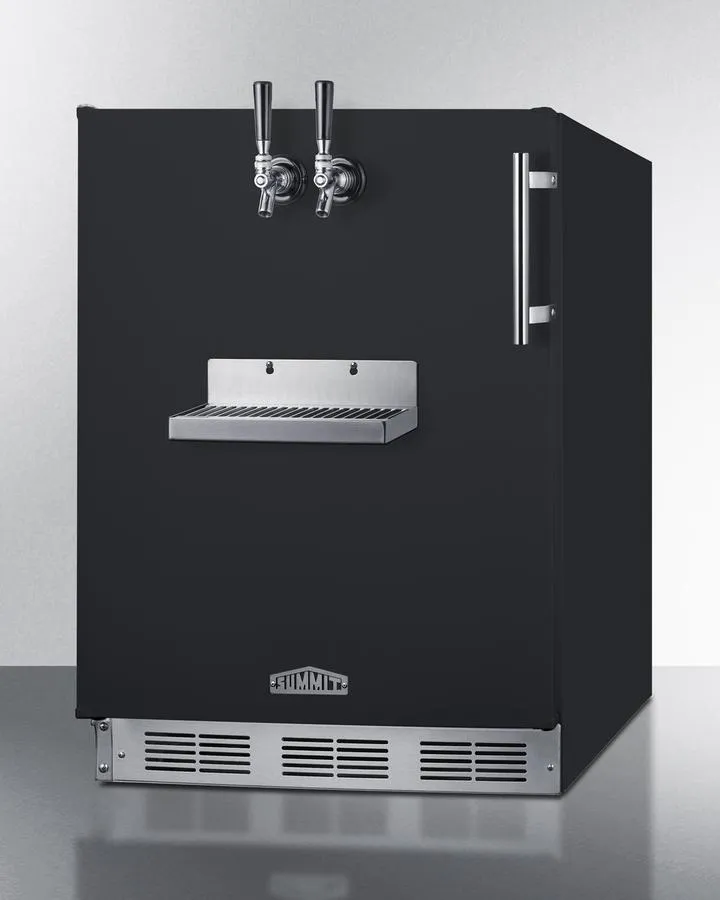 Summit SBC58BFRTPADALHD 24 Wide Front Tap Built-In Beer Kegerator. Ada-Compliant