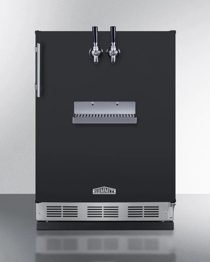 Summit SBC58BFRTPCF 24 Wide Front Tap Built-In Cold Brew Coffee Kegerator