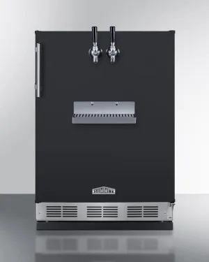 Summit SBC58BFRTPCF 24 Wide Front Tap Built-In Cold Brew Coffee Kegerator