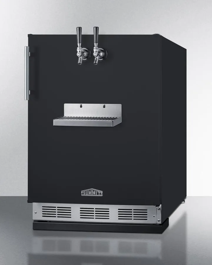 Summit SBC58BFRTPCF 24 Wide Front Tap Built-In Cold Brew Coffee Kegerator