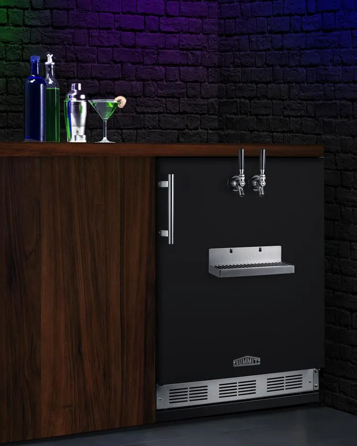 Summit SBC58BFRTPCF 24 Wide Front Tap Built-In Cold Brew Coffee Kegerator
