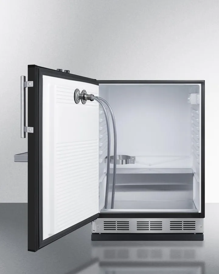 Summit SBC58BFRTPCFLHD 24 Wide Front Tap Built-In Cold Brew Coffee Kegerator