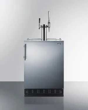 Summit SBC7BRSCM2 24 Wide Cold Brew/Nitro Coffee Kegerator