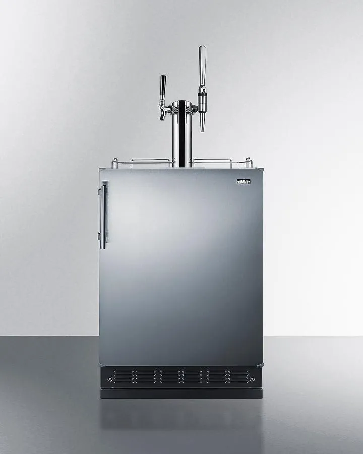 Summit SBC7BRSCM2 24 Wide Cold Brew/Nitro Coffee Kegerator