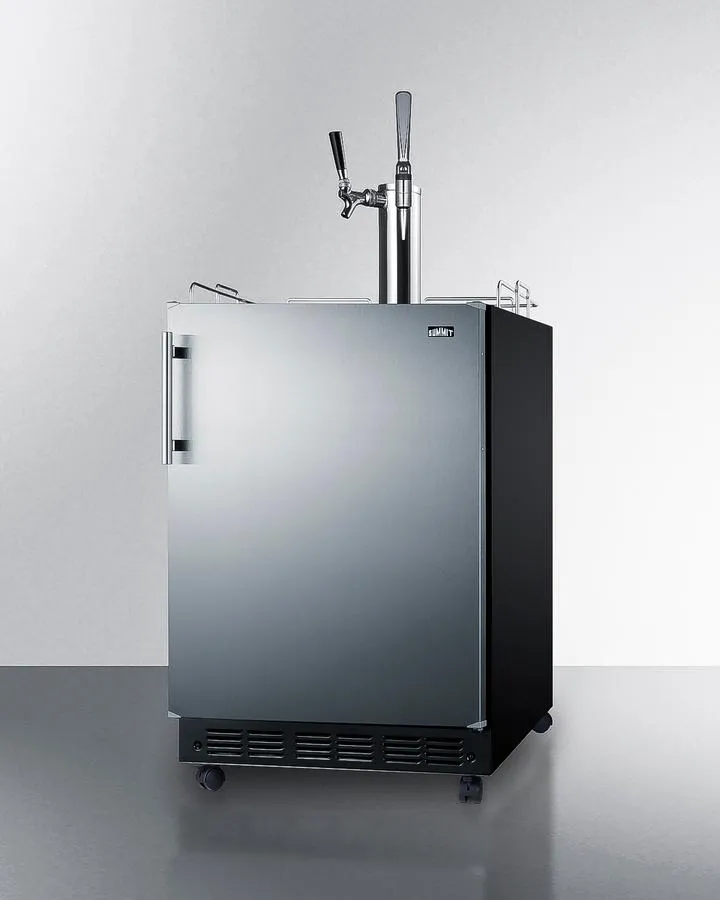 Summit SBC7BRSCM2 24 Wide Cold Brew/Nitro Coffee Kegerator
