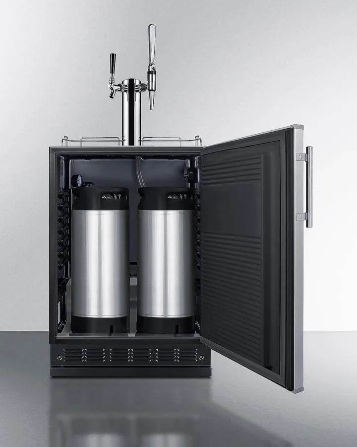 Summit SBC7BRSCM2 24 Wide Cold Brew/Nitro Coffee Kegerator