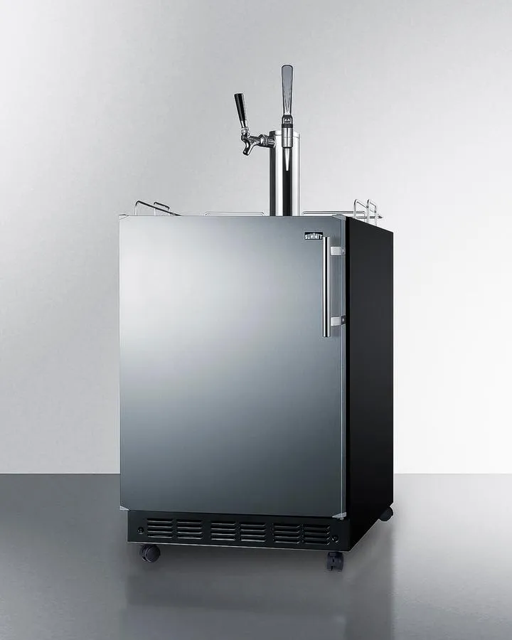 Summit SBC7BRSCM2LHD 24 Wide Cold Brew/Nitro Coffee Kegerator