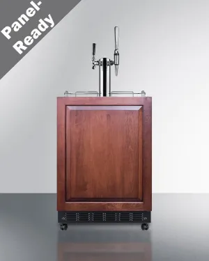 Summit SBC7BRSIFCM2 24 Wide Cold Brew/Nitro Kegerator (Panel Not Included)