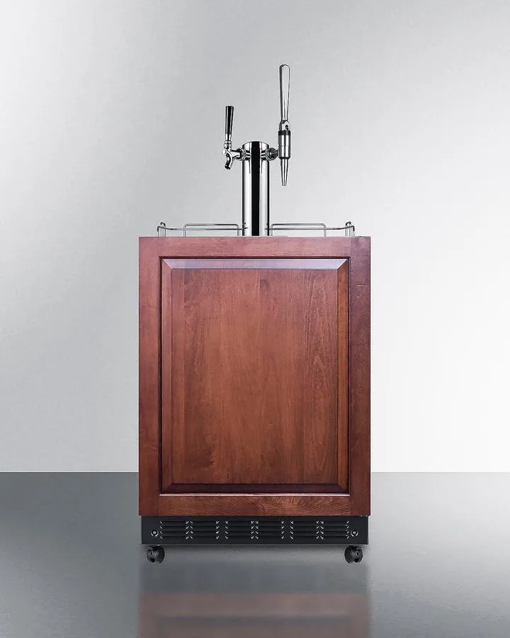Summit SBC7BRSIFCM2 24 Wide Cold Brew/Nitro Kegerator (Panel Not Included)