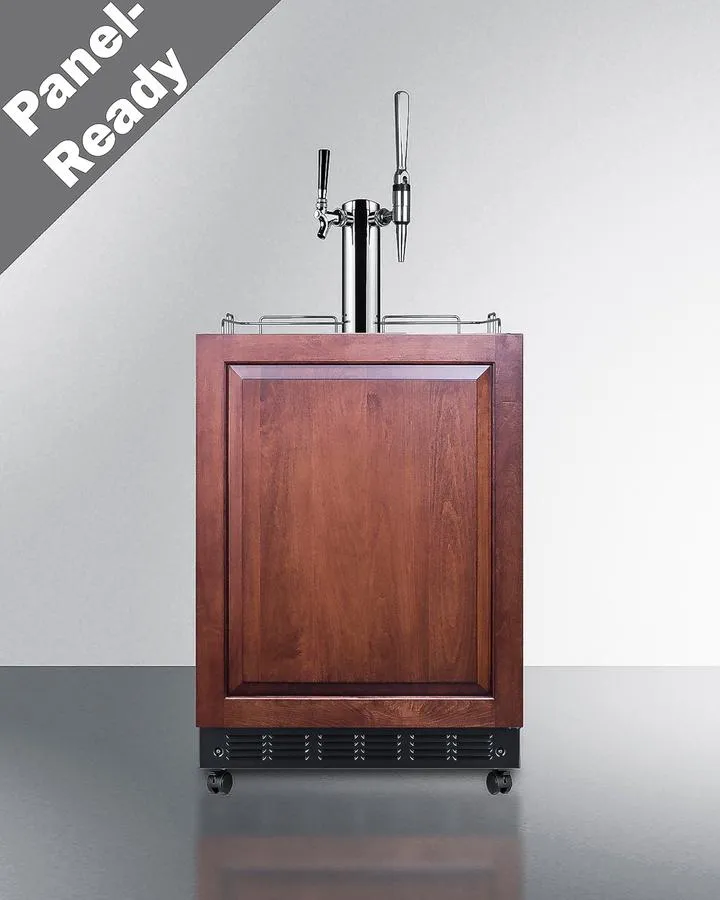 Summit SBC7BRSIFCM2 24 Wide Cold Brew/Nitro Kegerator (Panel Not Included)