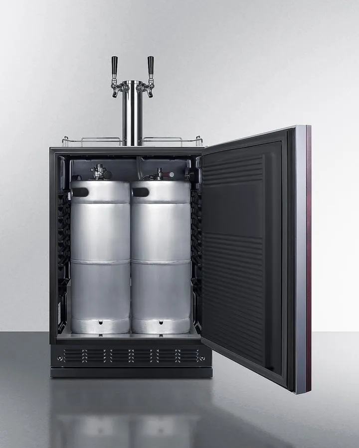 Summit SBC7BRSIFWK2 24 Wide Wine Kegerator (Panel Not Included)