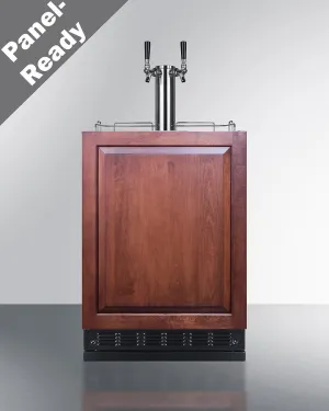 Summit SBC7BRSIFWK2LHD 24 Wide Wine Kegerator (Panel Not Included)
