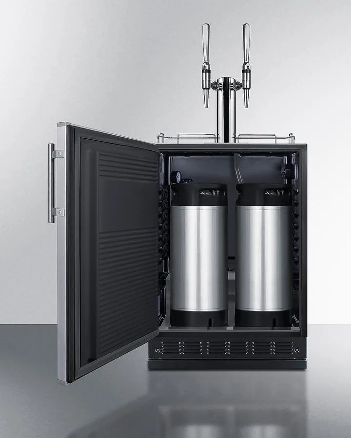 Summit SBC7BRSNCF2LHD 24 Wide Nitro Coffee Kegerator