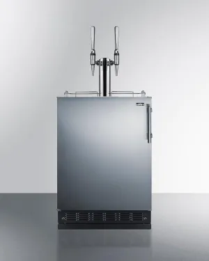 Summit SBC7BRSNCF2LHD 24 Wide Nitro Coffee Kegerator