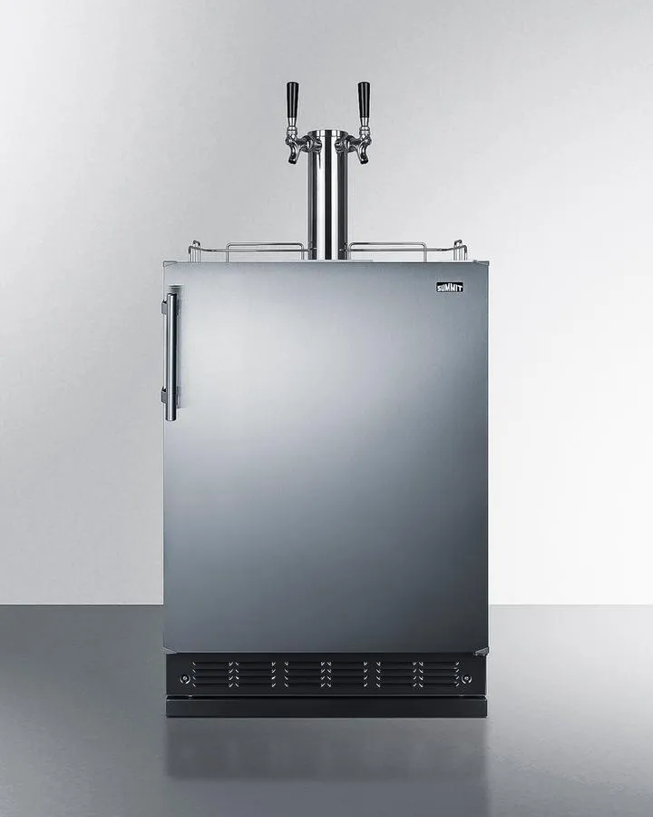 Summit SBC7BRSWK2 24 Wide Wine Kegerator