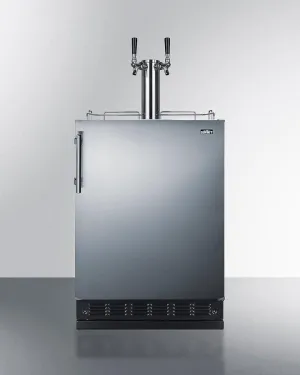 Summit SBC7BRSWK2 24 Wide Wine Kegerator