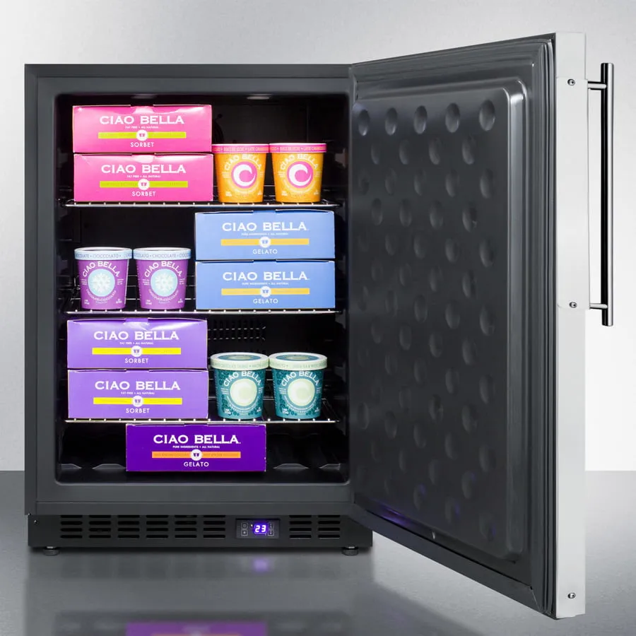 Summit SPFF51OSFR 24 Wide Outdoor All-Freezer