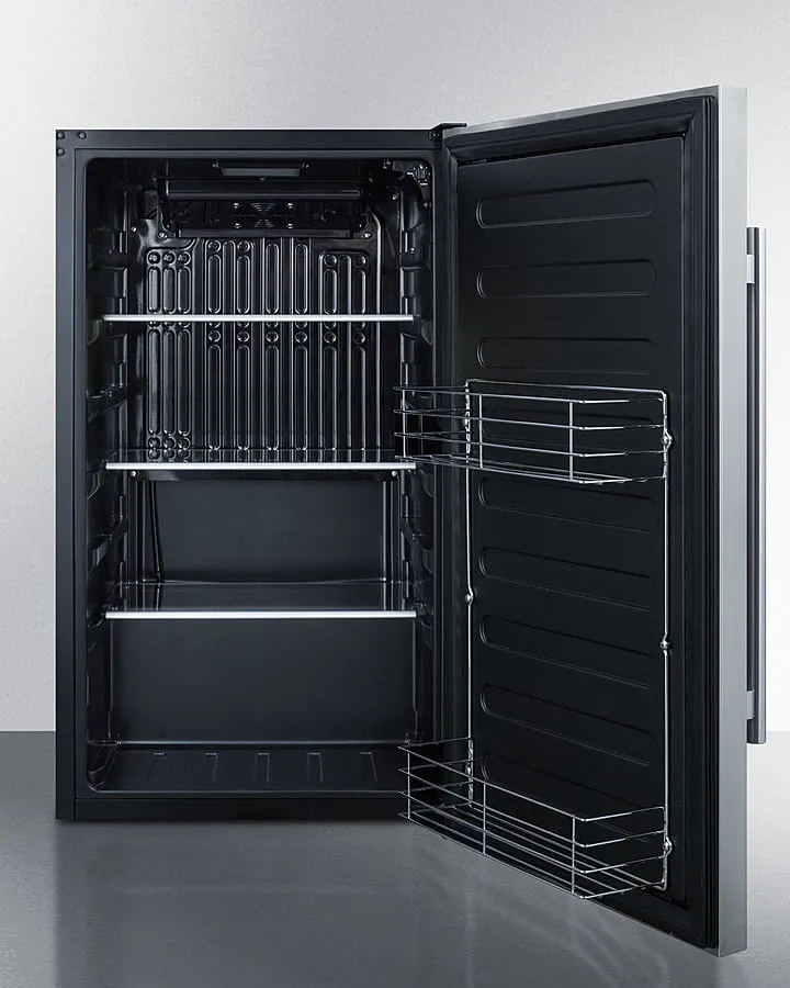 Summit SPR196OS Shallow Depth Outdoor Built-In All-Refrigerator