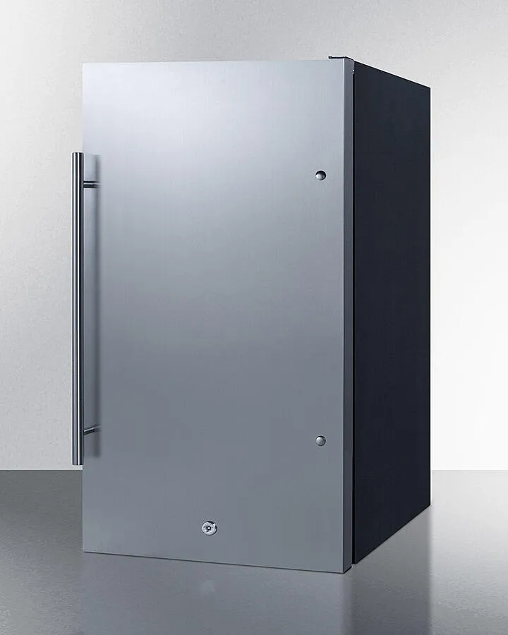 Summit SPR196OSADA Shallow Depth Outdoor Built-In All-Refrigerator. Ada Compliant