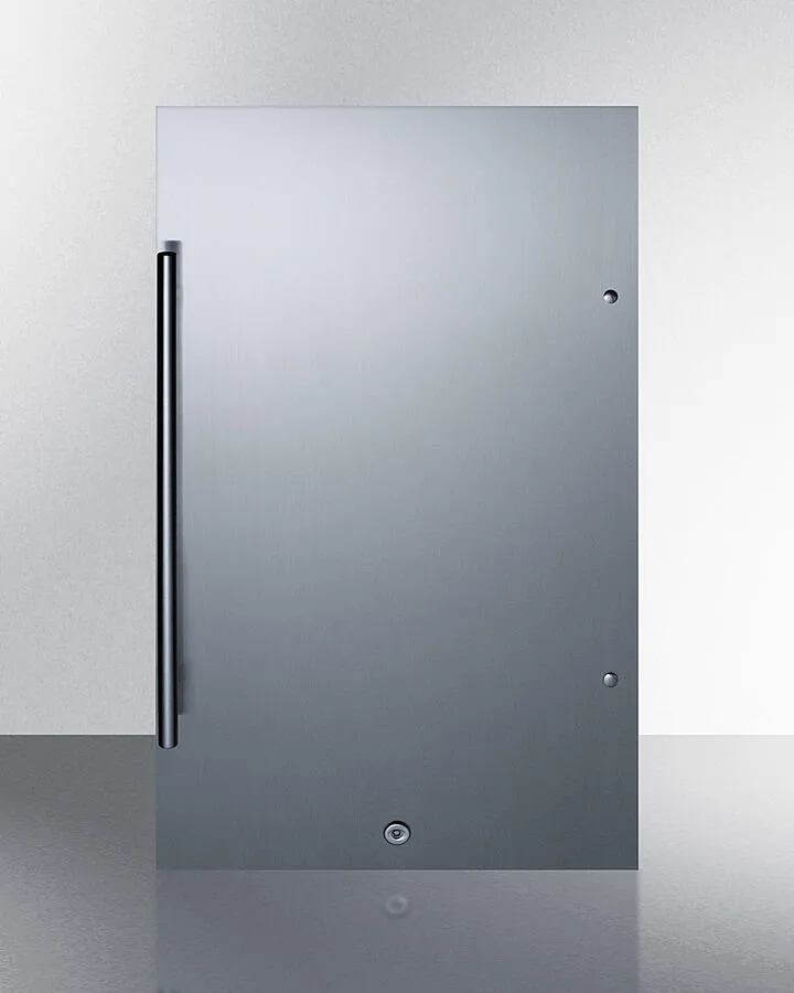 Summit SPR196OSADA Shallow Depth Outdoor Built-In All-Refrigerator. Ada Compliant