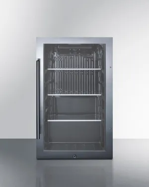 Summit SPR488BOS Shallow Depth Indoor/Outdoor Beverage Cooler