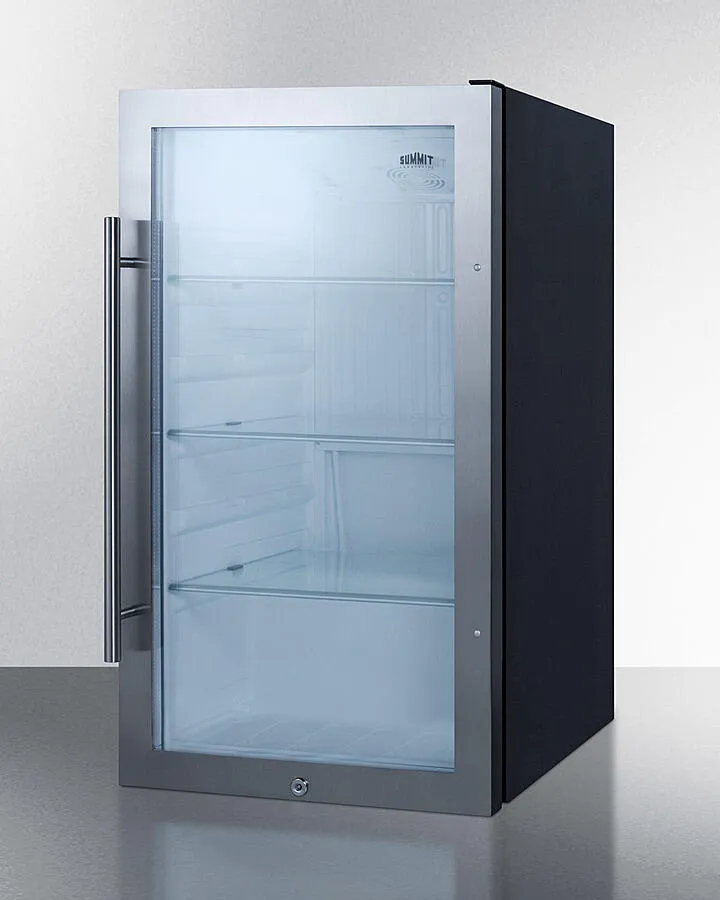 Summit SPR489OSADA Shallow Depth Indoor/Outdoor Beverage Cooler. Ada Compliant