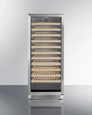 Summit SWC1127BLHD 24 Wide Single Zone Wine Cellar