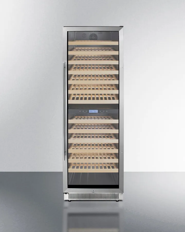 Summit SWC1966B 24 Wide Dual Zone Wine Cellar