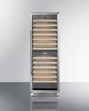 Summit SWC1966B 24 Wide Dual Zone Wine Cellar
