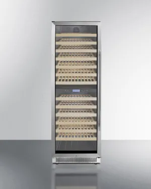 Summit SWC1966BLHD 24 Wide Dual Zone Wine Cellar