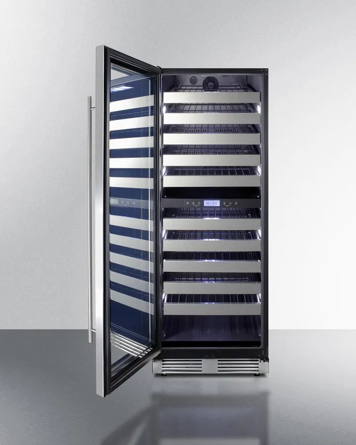 Summit SWCP2116LHD 24 Wide Dual-Zone Wine Cellar