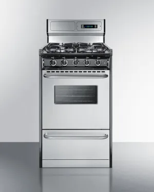 Summit TTM13027BKSW 20 Wide Gas Range