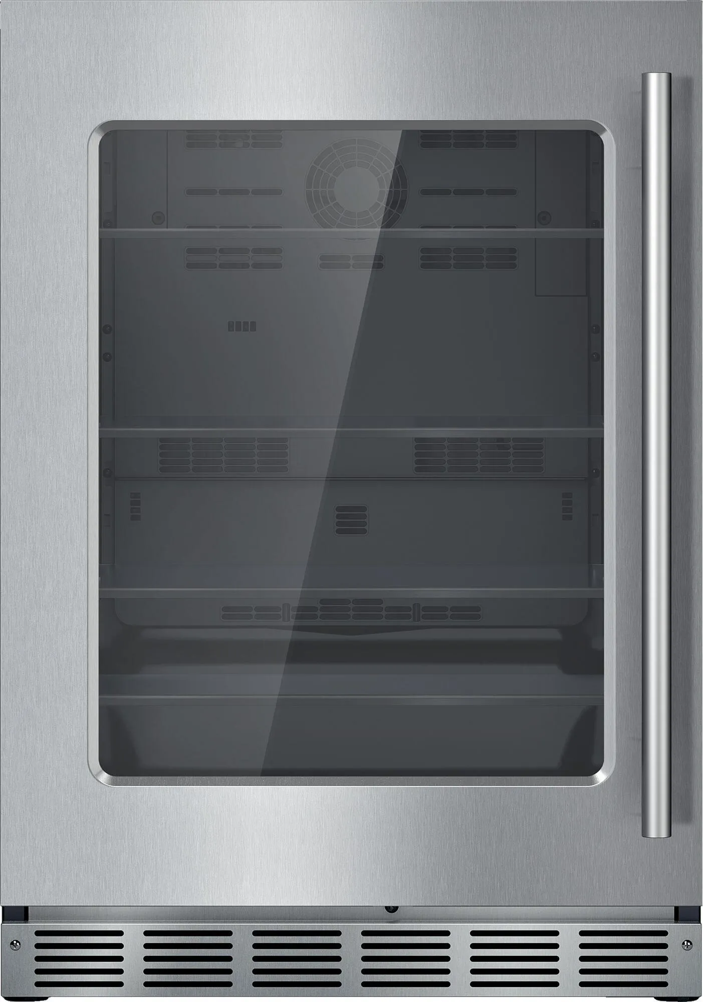 Thermador T24UR915LS Freedom Glass Door Refrigeration 24'' Professional Soft Close Flat Hinge T24Ur915Ls