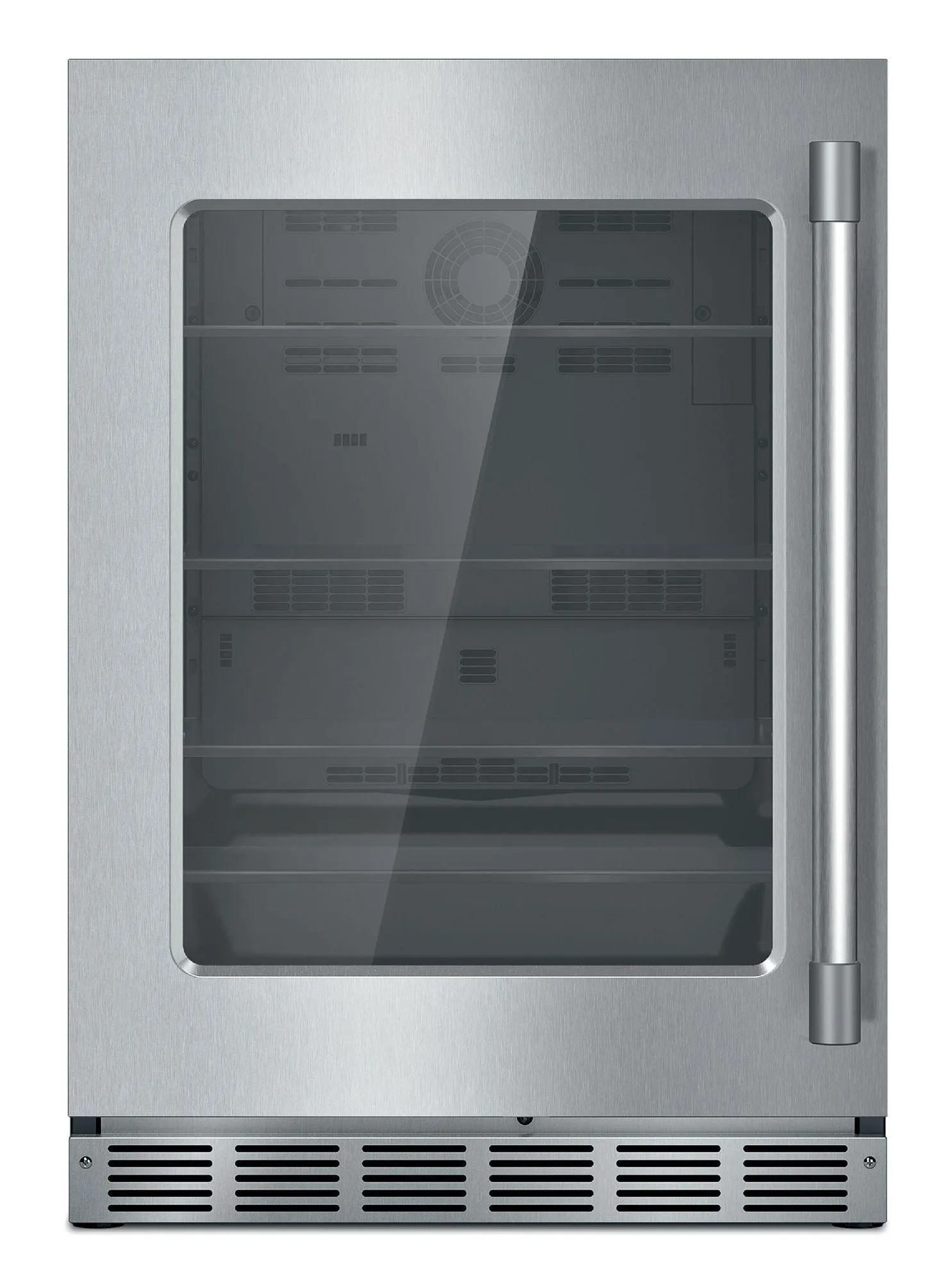 Thermador T24UR925LS Freedom Glass Door Refrigeration 24'' Professional Soft Close Flat Hinge T24Ur925Ls