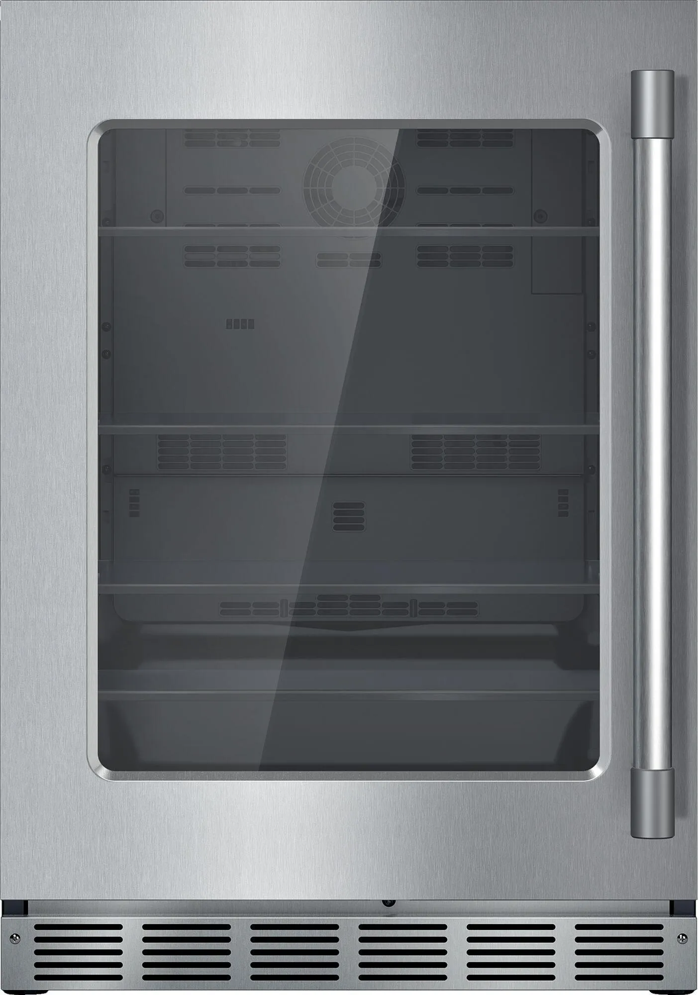 Thermador T24UR925LS Freedom Glass Door Refrigeration 24'' Professional Soft Close Flat Hinge T24Ur925Ls